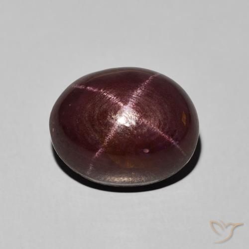 8.34ct Natürlicher Mahagonirot Sterngranat, Oval, Lichtundurchlässig