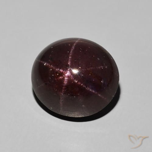 9,17 ctw natürlicher dunkelrot Sterngranat, Oval, Lichtundurchlässig