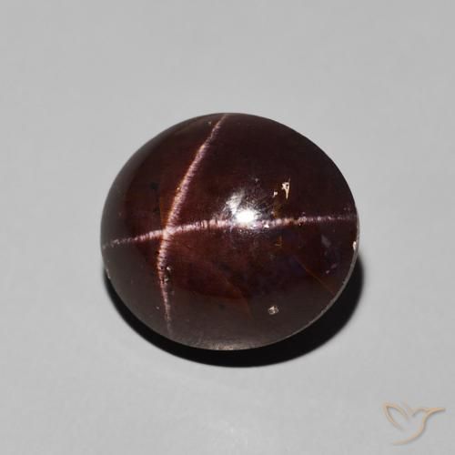 9,17 ctw natürlicher dunkelrot Sterngranat, Oval, Lichtundurchlässig