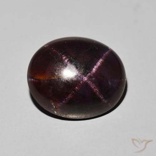 16.21ct Natürlicher dunkelrot Sterngranat, Oval, Lichtundurchlässig