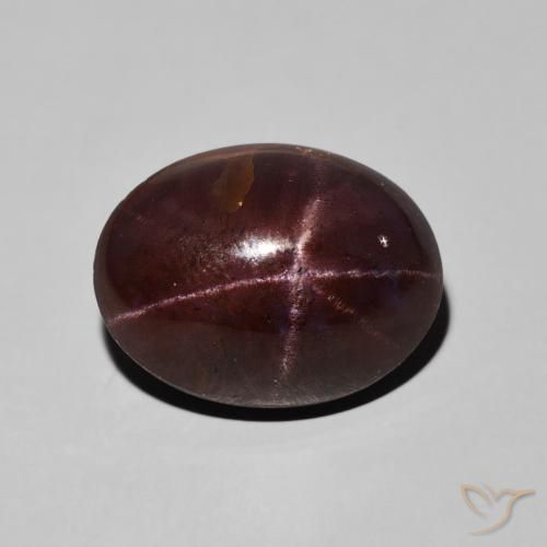 15.94ct Natürlicher Mahagonirot Sterngranat, Oval, Lichtundurchlässig