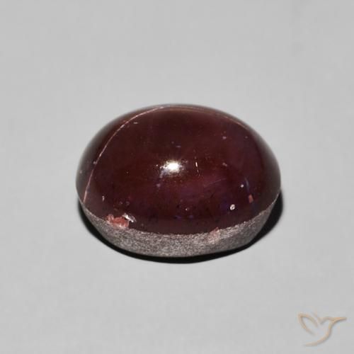 9,17 ctw natürlicher dunkelrot Sterngranat, Oval, Lichtundurchlässig