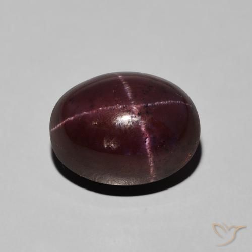 10.57ct Natürlicher dunkelrot Sterngranat, Oval, Lichtundurchlässig