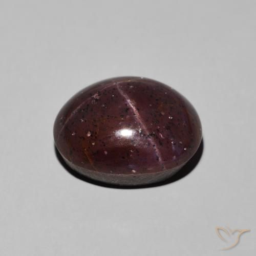 9,17 ctw natürlicher dunkelrot Sterngranat, Oval, Lichtundurchlässig
