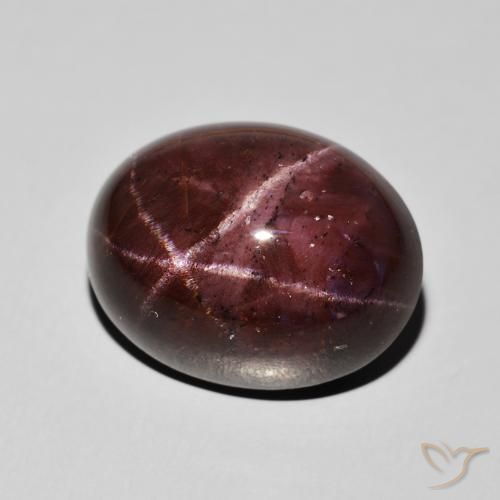 9,17 ctw natürlicher dunkelrot Sterngranat, Oval, Lichtundurchlässig