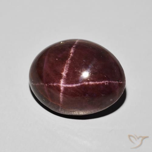 9,17 ctw natürlicher dunkelrot Sterngranat, Oval, Lichtundurchlässig