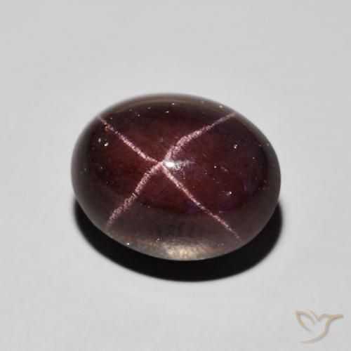 9,17 ctw natürlicher dunkelrot Sterngranat, Oval, Lichtundurchlässig