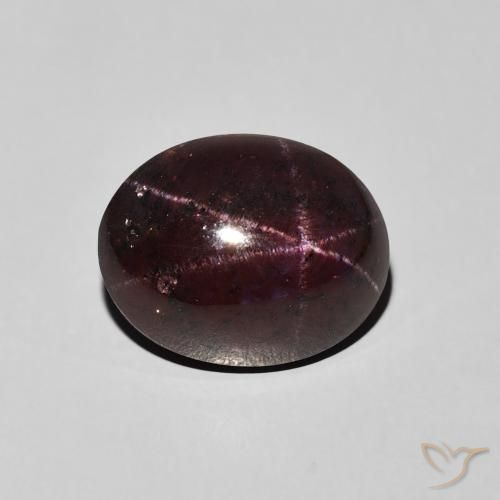 9.87ct Natürlicher Mahagonirot Sterngranat, Oval, Lichtundurchlässig