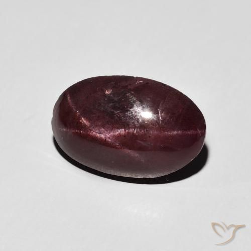 9,17 ctw natürlicher dunkelrot Sterngranat, Oval, Lichtundurchlässig