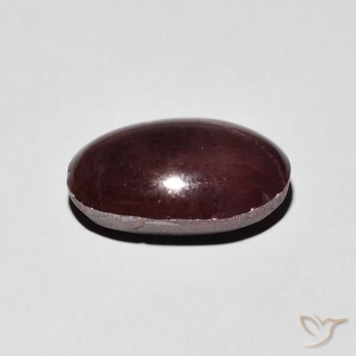 9,17 ctw natürlicher dunkelrot Sterngranat, Oval, Lichtundurchlässig