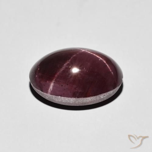 9,17 ctw natürlicher Mahagonirot Sterngranat, Oval, Lichtundurchlässig