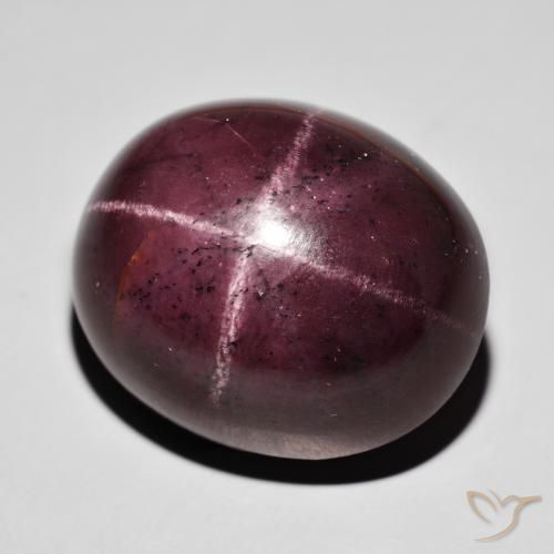 9,17 ctw natürlicher dunkelrot Sterngranat, Oval, Lichtundurchlässig