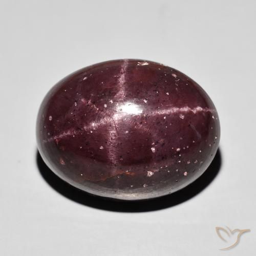 38.00ct Natürlicher Mahagonirot Sterngranat, Oval, Lichtundurchlässig