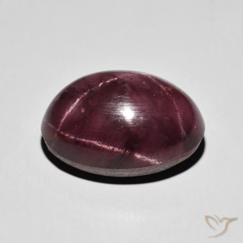 9,17 ctw natürlicher Mahagonirot Sterngranat, Oval, Lichtundurchlässig