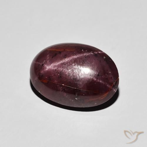 9,17 ctw natürlicher dunkelrot Sterngranat, Oval, Lichtundurchlässig