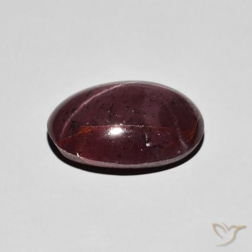 9,17 ctw natürlicher dunkelrot Sterngranat, Oval, Lichtundurchlässig
