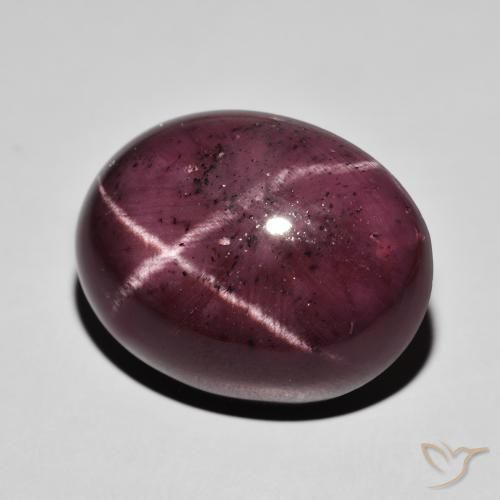 9,17 ctw natürlicher dunkelrot Sterngranat, Oval, Lichtundurchlässig