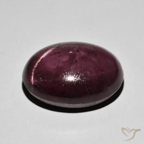9,17 ctw natürlicher dunkelrot Sterngranat, Oval, Lichtundurchlässig