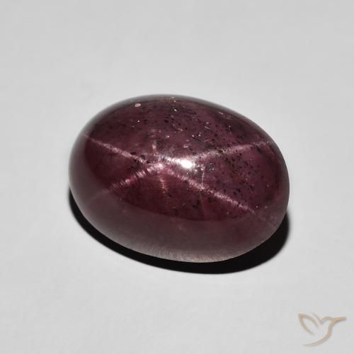 9,17 ctw natürlicher dunkelrot Sterngranat, Oval, Lichtundurchlässig