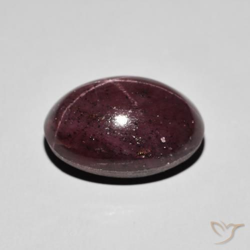 9,17 ctw natürlicher dunkelrot Sterngranat, Oval, Lichtundurchlässig