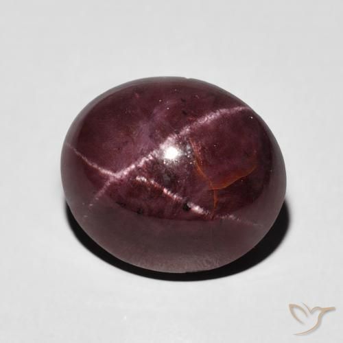 9,17 ctw natürlicher dunkelrot Sterngranat, Oval, Lichtundurchlässig