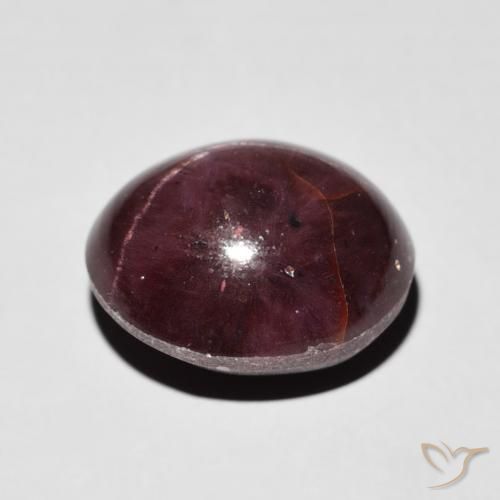 9,17 ctw natürlicher dunkelrot Sterngranat, Oval, Lichtundurchlässig
