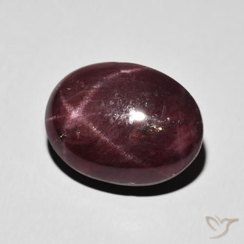 9,17 ctw natürlicher dunkelrot Sterngranat, Oval, Lichtundurchlässig