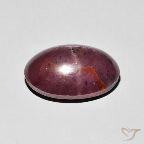 9,17 ctw natürlicher Medium Dark-Red Sterngranat, Oval, Lichtundurchlässig