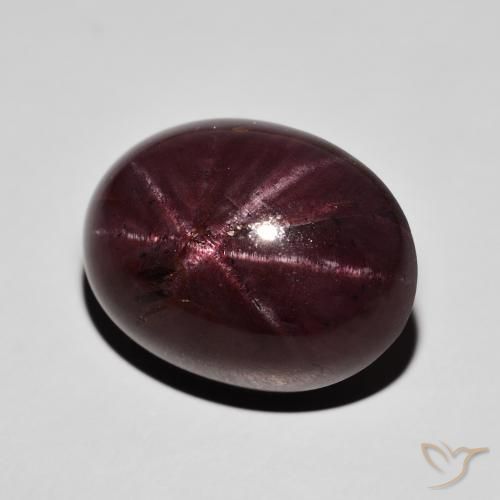 9,17 ctw natürlicher dunkelrot Sterngranat, Oval, Lichtundurchlässig