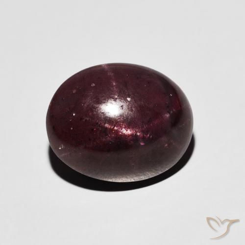 8.98ct Natürlicher dunkelrot Sterngranat, Oval, Lichtundurchlässig