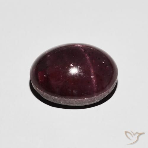 9,17 ctw natürlicher dunkelrot Sterngranat, Oval, Lichtundurchlässig