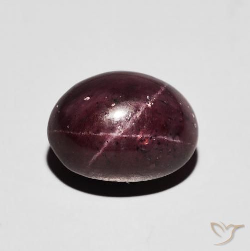 7.19ct Natürlicher dunkelrot Sterngranat, Oval, Lichtundurchlässig