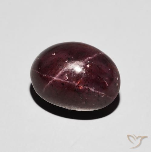 9,17 ctw natürlicher dunkelrot Sterngranat, Oval, Lichtundurchlässig