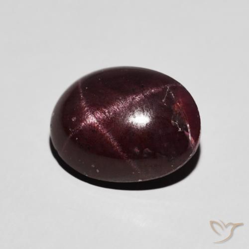 9,17 ctw natürlicher dunkelrot Sterngranat, Oval, Lichtundurchlässig