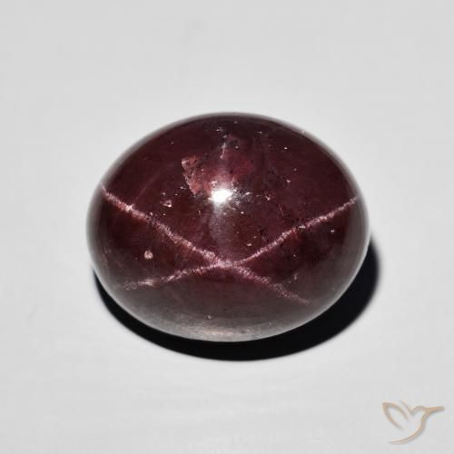 24.09ct Natürlicher Mahagonirot Sterngranat, Oval, Lichtundurchlässig