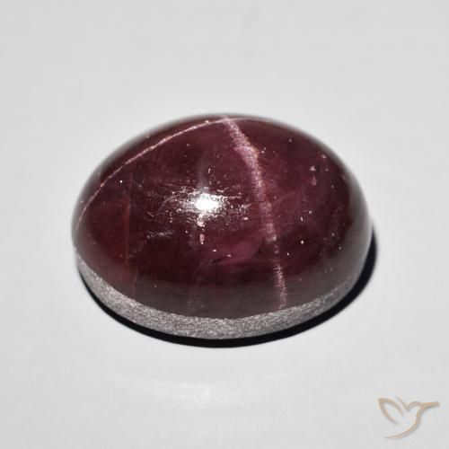 9,17 ctw natürlicher dunkelrot Sterngranat, Oval, Lichtundurchlässig