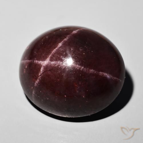 9,17 ctw natürlicher dunkelrot Sterngranat, Oval, Lichtundurchlässig