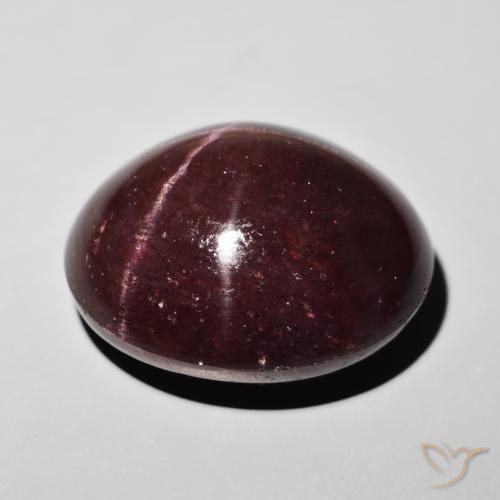9,17 ctw natürlicher dunkelrot Sterngranat, Oval, Lichtundurchlässig