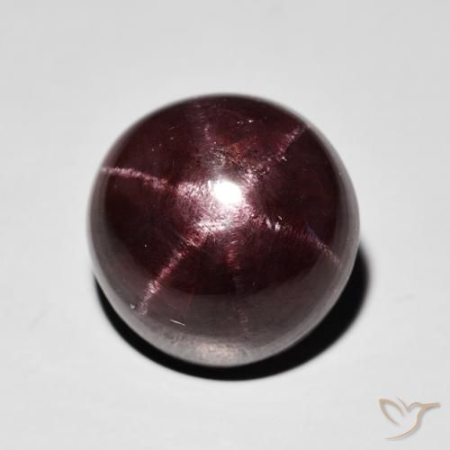 11.67ct Natürlicher Mahagonirot Sterngranat, Runden, Lichtundurchlässig