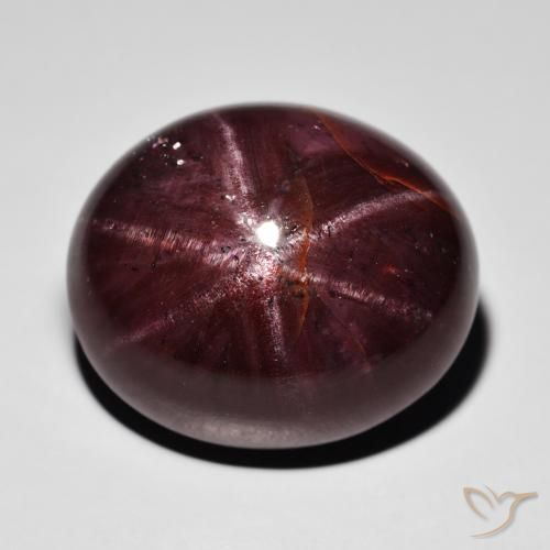 39.09ct Natürlicher dunkelrot Sterngranat, Oval, Lichtundurchlässig