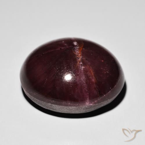9,17 ctw natürlicher dunkelrot Sterngranat, Oval, Lichtundurchlässig