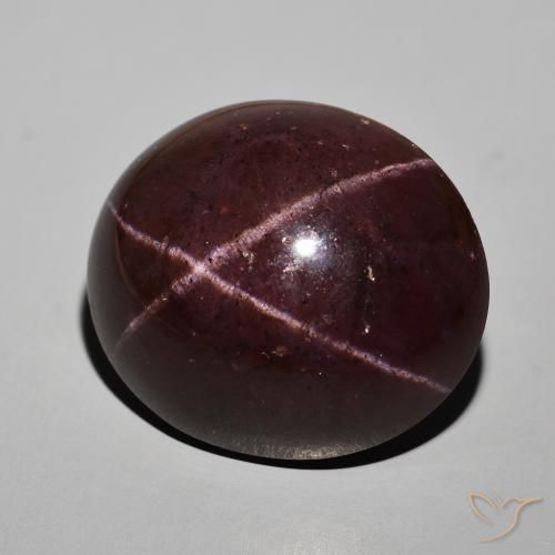 9,17 ctw natürlicher Mahagonirot Sterngranat, Oval, Lichtundurchlässig
