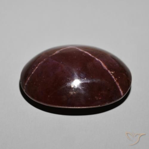 9,17 ctw natürlicher Mahagonirot Sterngranat, Oval, Lichtundurchlässig