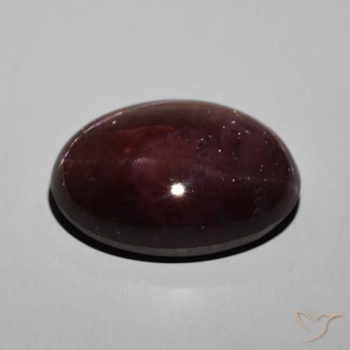 9,17 ctw natürlicher dunkelrot Sterngranat, Oval, Lichtundurchlässig