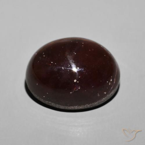 9,17 ctw natürlicher dunkelrot Sterngranat, Oval, Lichtundurchlässig