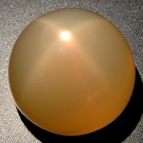 25,04 ctw natürlicher cream Stern-Mondstein, Transparent, Transparent / Lichtdurchlässig