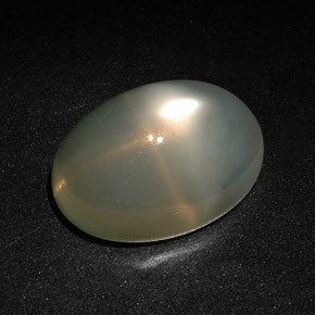 27,77 ctw natürlicher cream Stern-Mondstein, Transparent, Transparent / Lichtdurchlässig