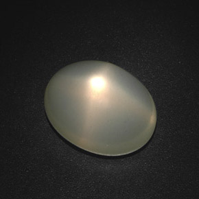 13,21 ctw natürlicher grüner Stern-Mondstein, Transparent, Transparent / Lichtdurchlässig