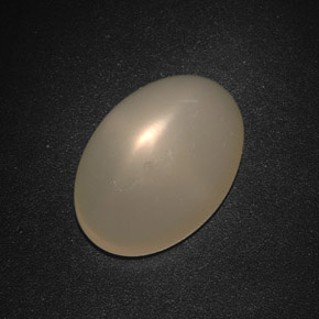 12,67 ctw natürlicher cream Stern-Mondstein, Transparent, Transparent / Lichtdurchlässig