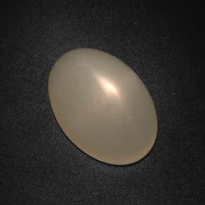 12,67 ctw natürlicher cream Stern-Mondstein, Transparent, Transparent / Lichtdurchlässig